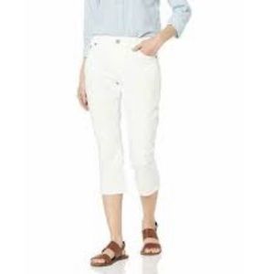 CHAPS DENIM CAPRI - CROP WHITE PLUS SIZE 14